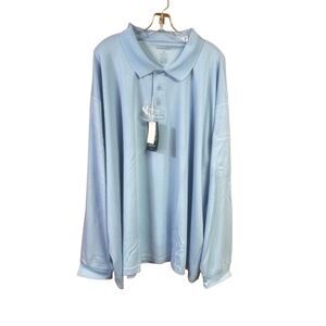Blauer Mens Light Blue  POLO SHIRT Sz 5XL  NWT *